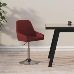 vidaXL Scaun de bar, roșu vin, material textil (339442)