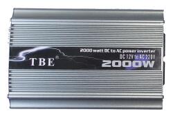 UKC Висококачeствен инвертор за камион, автобус TBE 24 V-220V, 2000W