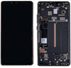 5610100050B6 Gyári Xiaomi Mi 8 SE kék LCD kijelző érintővel kerettel előlap (5610100050B6)