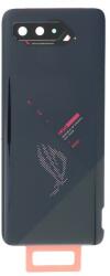 tel-szalk-192968815 Asus ROG Phone 5 fekete Akkufedél hátlap - kamera lencse burkolati elem ragasztóval (tel-szalk-192968815)