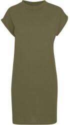 Build Your Brand Lezser pamut ruha állógallérral - Olív | 4XL (BY101-1000324764)