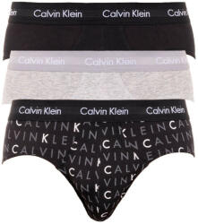 Calvin Klein 3PACK Férfi slip alsónadrág Calvin Klein tarka (U2661G-YKS) S