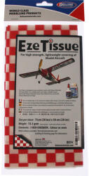 Deluxe Materials Hârtie de acoperire Eze Tissue 13, 5g/m2 75x50cm roșu carou (3buc) (DM-BD74)