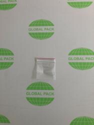 Globál Pack Simítózáras 6x6 cm átlátszó PE
