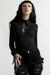 KILLSTAR Дамска тениска с дълги ръкави killstar - Мориса - Черен - ksra004057