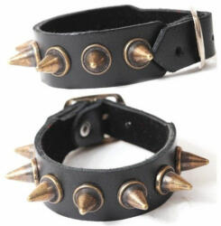Black & metal гривна spikes 1 - bwz-513