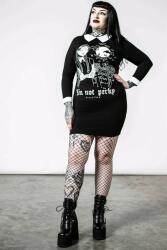 KILLSTAR Дамска рокля killstar - Елегантна Яка - Черен - ksra004270
