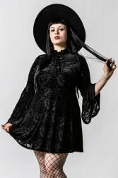 KILLSTAR дамска рокля KILLSTAR - Lost Kingdom Lace-Up - Черен - KSRA004356