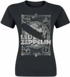 NNM Дамска тениска Led Zeppelin - Реколта - Черен - RTLZEGSBVIN