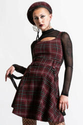KILLSTAR дамска рокля KILLSTAR - Crash Skater - Blood Tartan - KSRA003945
