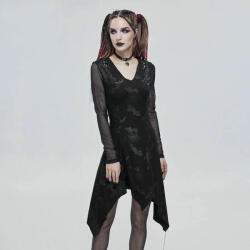 Devil fashion дамска рокля с дълъг ръкав devil fashion - skt135
