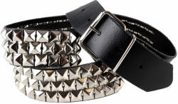 Black & metal пирамидален колан 3- pas-096