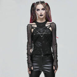 Devil fashion дамска тениска с дълъг ръкав devil fashion - tt176