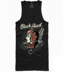 Black heart Дамски потник black heart - motor cycle girl - ЧЕРЕН - 9124