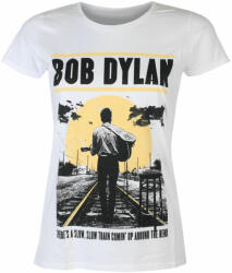 ROCK OFF дамска тениска Bob Dylan - Slow Train WHT - ROCK OFF - DYLTS11LW
