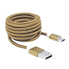 SBOX MICRO USB15U 1, 5m-es kábel, arany