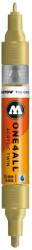MOLOTOW One4All Twin akril marker 1, 5 mm / 4 mm # 228 metál arany (MLW651)