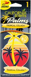 California Scents Palms Autós légfrissítő, Tropical Colada aroma (CS-2974-PALMS)