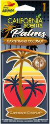 California Scents Palms Autós légfrissítő, Capistrano Coconut aroma (CS-2967-PALMS)