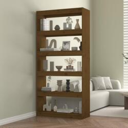 vidaXL Bibliotecă/Separator cameră maro miere 80x30x167, 4 cm lemn pin (808201) Biblioteca