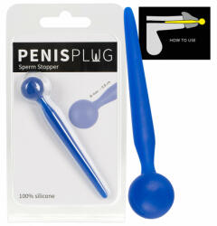 You2Toys Penis Plug Sperm Stopper - húgycsőtágító stimulátor - 9, 6 cm (kék)
