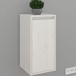 vidaXL Dulap de perete, alb, 30x30x60 cm, lemn masiv de pin (813487) Raft