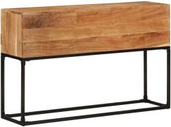 vidaXL Masă consolă, 120x30x75 cm, lemn masiv de acacia (320821)