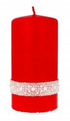 ARTMAN Lumânare decorativă, 7x14 cm, roșie - Artman Crystal Pearl