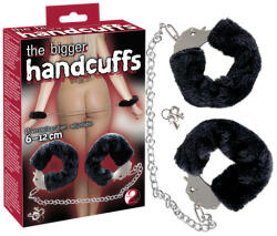 You2Toys Catuse Cu Blanita Bigger Furry Handcuffs, Negru