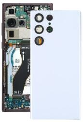 tel-szalk-192968975 Samsung Galaxy S22 Ultra 5G fehér akkufedél, hátlap, hátlapi kamera lencse (tel-szalk-192968975)