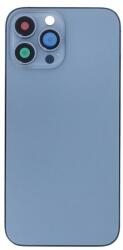 tel-szalk-192968922 Apple Iphone 13 Pro Max kék Középső keret, hátlap, hátsó kamera lencse, oldalsó gombok SIM kártya tálca (tel-szalk-192968922)