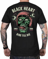 Black Heart Tricou pentru bărbați BLACK HEART - RIDE TILL DIE - NEGRU - 10185