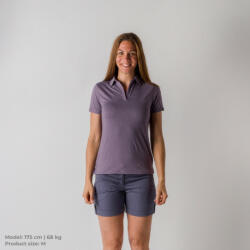 Northfinder Tricou polo pentru femei CHAYA TR-4820OR purplemelange (107112-559-103)