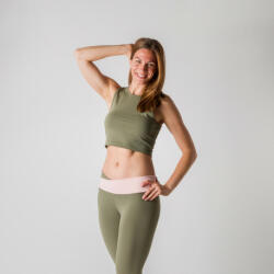Northfinder Top crop sport pentru femei Elsie darkgreen (107124-300-102)