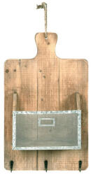 Clayre & Eef Raft suspendabil lemn maro 33x9x55 cm (6H2143)