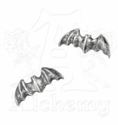 Alchemy gothic обеци прилеп шипове E186 - Alchemy Gothic