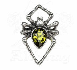 Alchemy gothic Пръстен ALCHEMY GOTHIC - Изумрудено Venom - R222