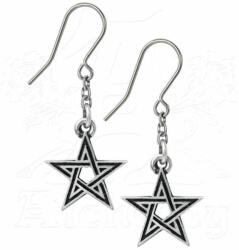 Alchemy gothic обеца alchemy gothic - Черен звезда - e395
