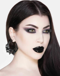 KILLSTAR Обеци KILLSTAR - Worship The Night Hoop - Черен - KSRA004126