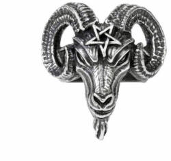 Alchemy gothic Пръстен ALCHEMY GOTHIC - Baphomet - Pewter - R239