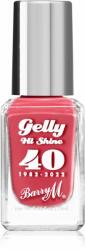 Barry M Gelly Hi Shine "40" 1982 - 2022 lac de unghii culoare Red Velvet 10 ml