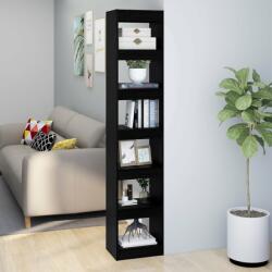 vidaXL Bibliotecă/Separator cameră, negru, 40x30x198 cm (811638) Biblioteca