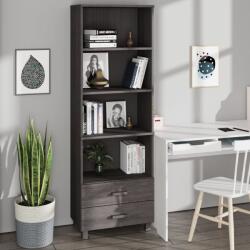 vidaXL Dulap înalt „HAMAR gri deschis 60x35x180 cm, lemn masiv de pin (340491) Comoda