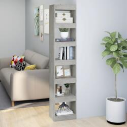 vidaXL Bibliotecă/Separator cameră, gri beton, 40x30x198 cm (811641) Biblioteca