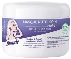 Claude Bell Mască de păr deschis - Institut Claude Bell Blonde Nourishing & Softening Violet Mask 250 ml