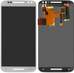 Motorola Moto X Style XT 1572 - LCD Kijelző + Érintőüveg (White) TFT, Fehér