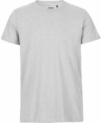 Neutral Férfi póló Fit organikus Fairtrade biopamutból - Gémszürke | 2XL (NE-O61001-1000329286)