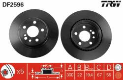 TRW Disc frana TRW DF2596 (DF2596)