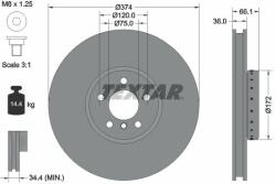 TEXTAR Disc frana TEXTAR PRO+ 92266225 (92266225)