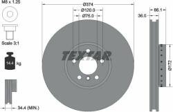 TEXTAR Disc frana TEXTAR PRO+ 92266325 (92266325)